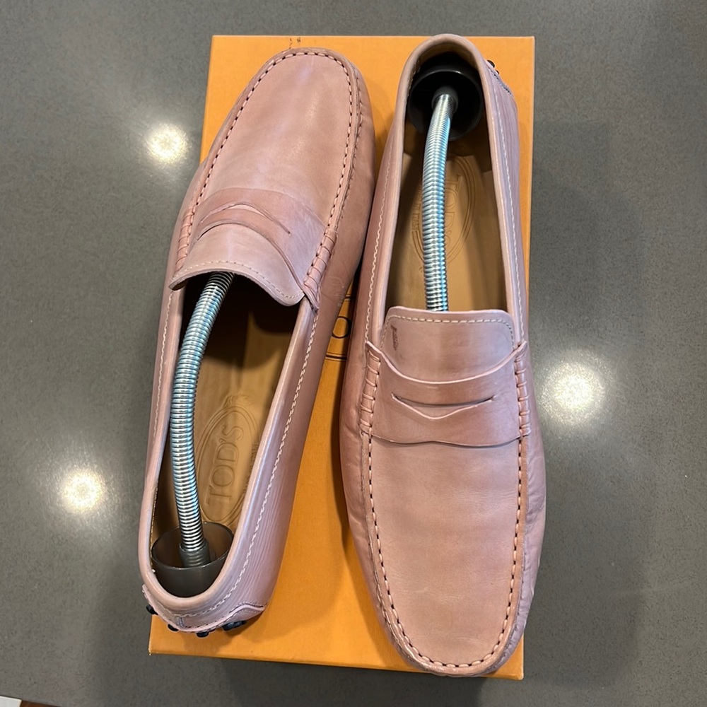 Tod’s Mocassino/Moccasins New Gommini 122 UOMO Size 8 TOFFEE